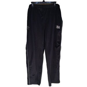 NBA ELEVATION BLACK GRAY STRIPED SWEAT PANTS MENS SIZE XL